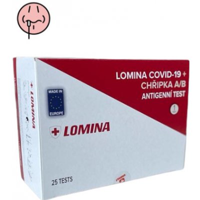 Lomina SARS-CoV-2+ Chřipka A/B Antigen LTX test 25 ks – Zboží Dáma Lomina SARS-CoV-2+ Chřipka A/B Antigen LTX test 25 ks – Zboží Dáma