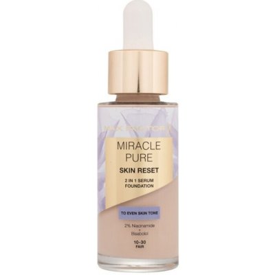 Max Factor Miracle Pure Skin Reset 2in1 Serum Foundation Make-up 80-85 Medium 30 ml – Zboží Mobilmania