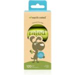 Earth Rated Sáčky na psí exkrementy ER bez vůně s uchy 120 ks – Zboží Dáma