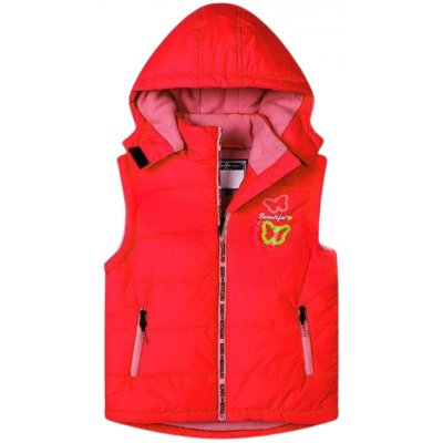 Kugo dívčí vesta teplá fosf. oranžová PB3887 – Zbozi.Blesk.cz