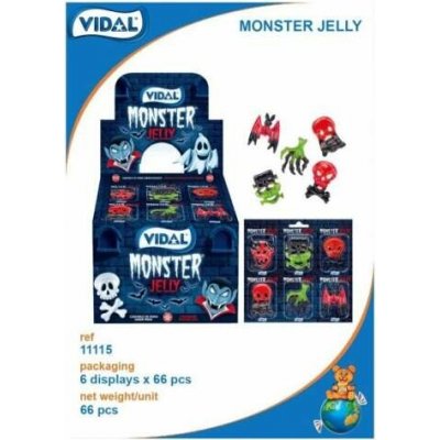 Vidal Monster Jelly Strašidelné želé 11 g – Zboží Dáma