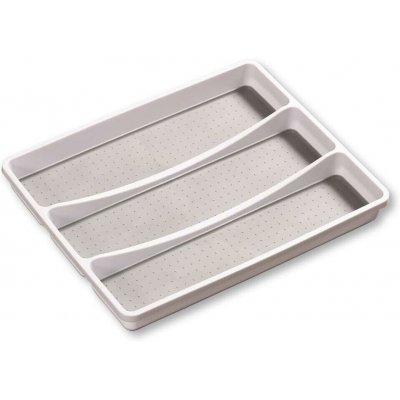 KESPER Příborník 3 přihrádky, 40,5 x 32,5 x 4,5 cm, plast, bílá KESPER 30094 – Zboží Dáma