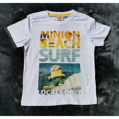 Mimoňi Minions tričko Mimoni bílé Beach