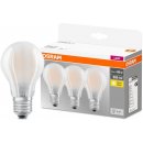 Osram LED žárovka E27 A60 7W 60W teplá bílá 2700K 3ks