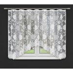 Dekorační žakárová záclona s řasící páskou JITUNA 140 bílá 400x140 cm MyBestHome – Zboží Mobilmania