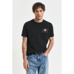Gant REG ARCHIVE SHIELD EMB SS T-SHIRT BLACK – Zboží Mobilmania