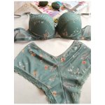 Dewberry Padded Supported Floral Boxer Type Underwear-GREEN Other – Zboží Dáma