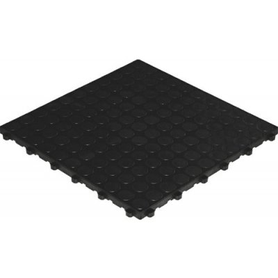 Florco Plastová dlaždice Spot 40 x 40 cm s klick systémem černá balení 6 ks – Zboží Mobilmania