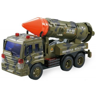 Lamps Vojenské auto s raketou 28,5 x 8,5 x 15 cm zelené – Zbozi.Blesk.cz