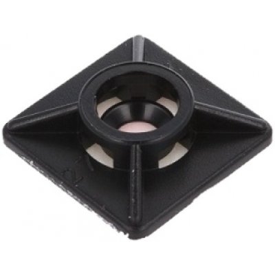 Příchytky stahovacího pásku GPH VCU 19x19 černé (100ks) – HobbyKompas.cz