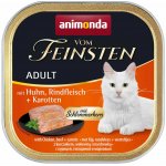 Animonda Vom Feinsten Adult kuřecí hovězí mrkev 100 g – Hledejceny.cz