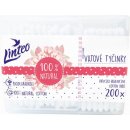 Linteo Papírové Vatové tyčinky 100% natural 160 ks