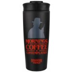 Curepink Cestovní hrnek Stranger Things Coffee and Contemplation 0,425 l – Zboží Dáma