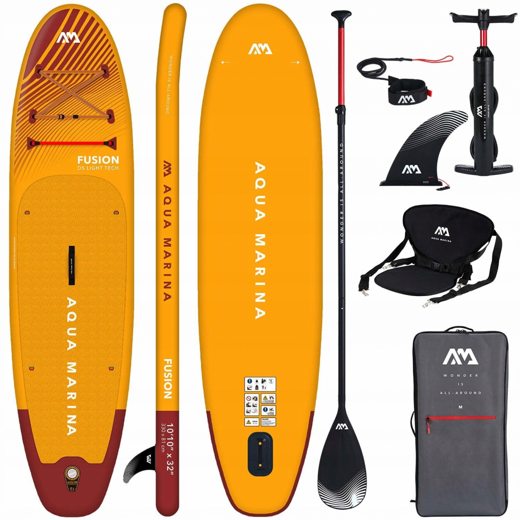 Paddleboard Aqua Marina Fusion 10\'10 before sunset