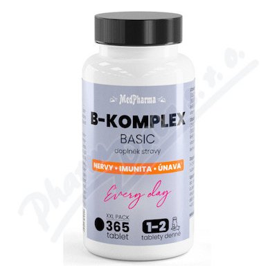 MedPharma B-komplex Basic 365 tablet – Hledejceny.cz
