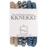 KKNEKKI Gumička do vlasů Kknekki Slim no. 10 – set 6 ks, modrá barva, textil – Zboží Dáma KKNEKKI Gumička do vlasů Kknekki Slim no. 10 – set 6 ks, modrá barva, textil – Zboží Dáma