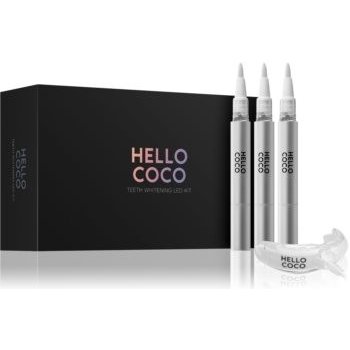 Hello Coco Teeth Whitening LED světlo pro bělení zubů + bělicí pero 3 ks