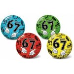 Míč 67/six seven nafouknutý 11cm 4 barvy – Zboží Dáma