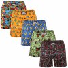 Boxerky, trenky, slipy, tanga Styx 5pack pánské trenky premium art klasická guma 5AP9551913