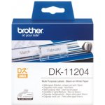 Brother 17mm x 54mm, bílá, 400 etiket, DK11204 – Hledejceny.cz