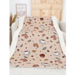 MKLuzkoviny.cz Beránková deka mikroplyš Exclusive Podzimní káva 150x200 – Zboží Dáma