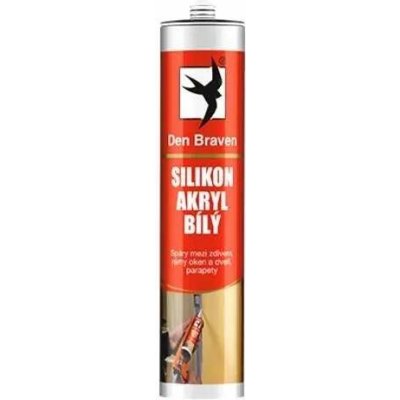 Den Braven silikon akrylový tmel 280ml bílý – HobbyKompas.cz