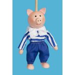 Mašek loutka bez nití Prasátko 20 cm – Zboží Dáma