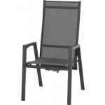 Siena Garden Tesoro Relax M29538 zahradní židle hliník, plast antracit (matný), černá, stříbrná – Hledejceny.cz
