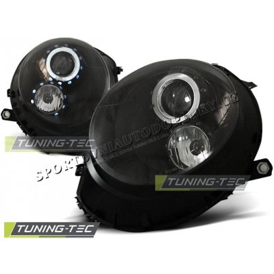 Tuning-tec BMW MINI (COOPER) 2006+ PŘEDNÍ ČÍRÁ SVĚTLA ANGEL EYES BLACK – Hledejceny.cz