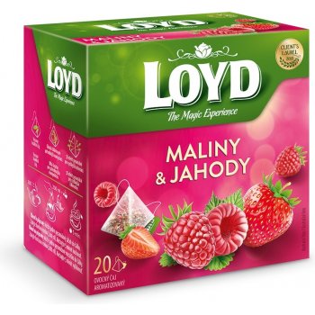 Loyd Tea Maliny a jahody ovocný čaj 20 sáčků