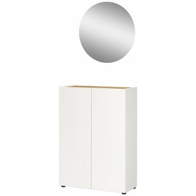 Germania Alviano bílá 74 cm 200 cm 33 cm – Zboží Mobilmania