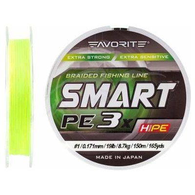 Favorite Šňůra PE Line Smart PE 3x 150m 0,25/0,085mm 5lb