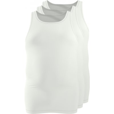 Esmara Men vroubkovaný nátělník bílá – Zboží Mobilmania
