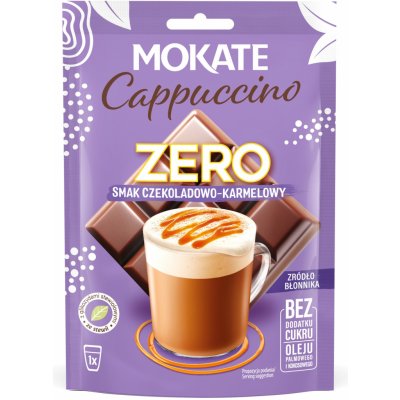 Mokate Kávový nápoj Káva Cappuccino Čokoláda a Karamel NULOVÉHO CUKRU 20 g – Zboží Mobilmania