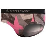 Sensor kalhotky Merino Impress pattern růžová – Zboží Dáma