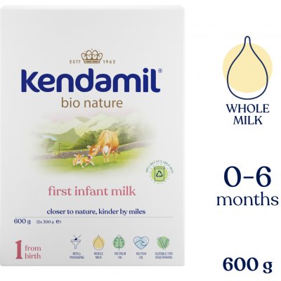 Kendamil 1 BIO Nature 600 g – Sleviste.cz
