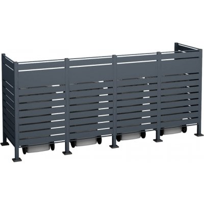 Westmann Planum 4 plechový 330 x 90 x 150 cm antracit – Zboží Dáma
