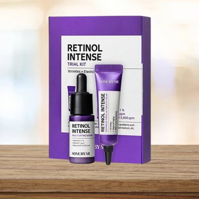 Some By Mi Retinol Intense Trial Kit Sada miniatur s retinolem Pleťové sérum 10 ml + Oční krém 10 ml – Zboží Dáma