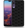 Pouzdro a kryt na mobilní telefon Huawei Picasee silikonové Huawei P20 Pro - Separ - Black On Black 1 černé