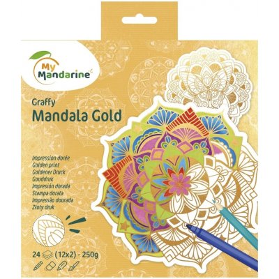 Avenue Mandarine Umělecké omalovánky mandaly 24ks – Hledejceny.cz