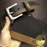 BESTSELLER set combo antracit a hnědá navíc monogram – Zboží Dáma