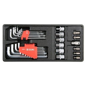 Vložka do zásuvky - imbus 2-12 mm , torx T10-T50, 1/2" E10-E20, adaptéry M5- M12