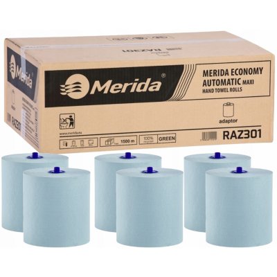 Merida Maxi Automatic papírové ručníky 1 vrstva zelené 6 x 250 m – Zboží Dáma
