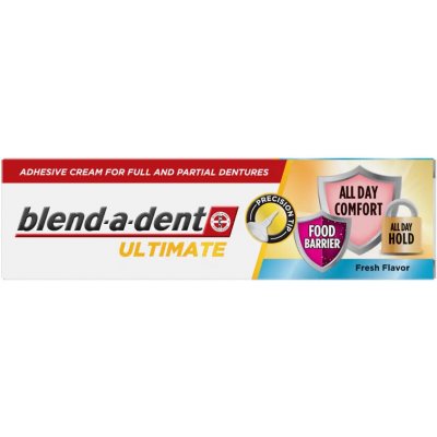 Blend-a-dent Fixační Krém pro úplné a částečné zubní náhrady Ultimate Fresh 40 g – Hledejceny.cz