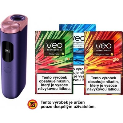 British American Tobacco glo Hyper PRO Veo Starter Kit Černá – Zboží Mobilmania