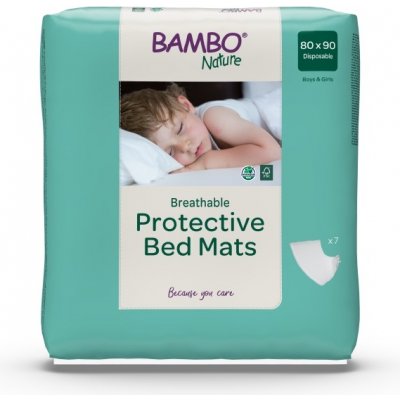 Bambo Nature dětské jednorázové podložky s lepítky 7ks 80 x 90 – Zboží Dáma
