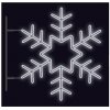 Vánoční osvětlení CITY SM-999087B Vločka krystal 75x75 cm studená bílá