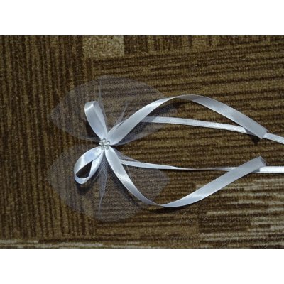 Mašle na auto tylová s mašličkou v barvě na přání – Hledejceny.cz