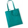 Nákupní taška a košík Westford Mill Nákupní taška WM101 Emerald 38x42 cm