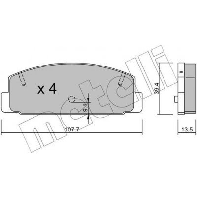 KLOCKI HAM.MAZDA 6 02- TYL – Hledejceny.cz